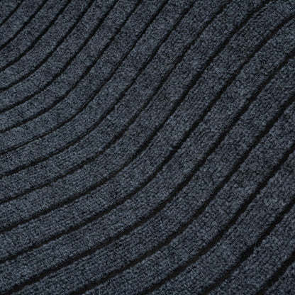 MuChaIOAK 6m/20Fft Non-Slip Carpet, Floor Protector Rug Mat, Stair Hallway Runner Rug Large Size Protective Stair Cover, Indoor Carpet for Bedrooms Living Rooms Balconies Entryways Stairs (Black Grey)