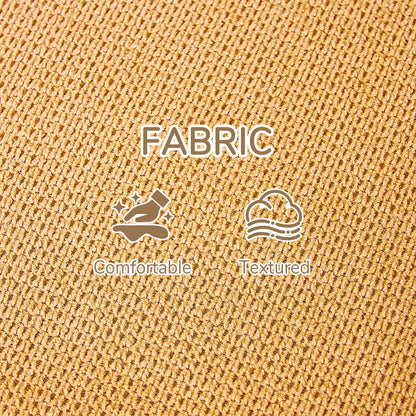 Peace nest Modern Accent Chair,Comfy Living Room Suspended Chair with Mental Frame,Bedroom Armchair with Soft Upholstered Cushion for Balcony Lounge Reading Meeting Room,Yellow
