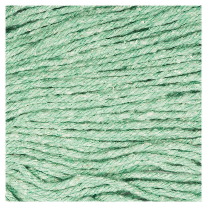 Boardwalk Super Loop Wet Mop Head, Cotton/Synthetic Fiber, 5" Headband, Medium Size, Green, 12/Carton