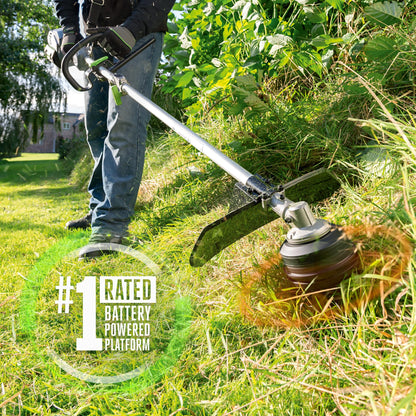 EGO MST1501 Multi Combo Kit: 15-Inch String Trimmer & Power Head with 5.0Ah Battery & Charger Included, Plus Extra (1) PSA1020 10-Inch Carbon Fiber Pole Saw Attachment