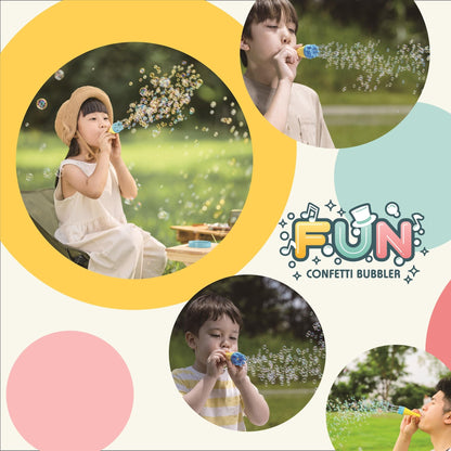 Uncle Bubble Blower for Kids and Toddlers, Mini Bubble Blower Makes Thousands of Bubbles Ease, Plastic Reduction Version