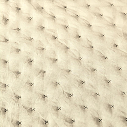 Amazon Basics Brushed Microfiber Quilt Set, Extra Soft with Natural Texture, 3-Piece, Queen/Full, Beige