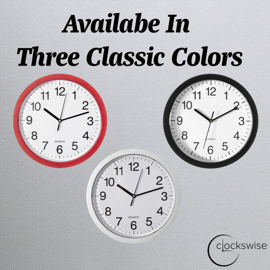Clockswise 10in Wall Mounted Clock with Hidden Storage Door Stylish Safe for Valuables Featuring Secret Interior Compartment Diversion Box for Kitchen, Living Room Decor and Home Organization (Silver)