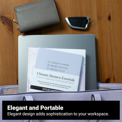 Project Planner Kit & Meeting Notebook for Work – 90 Large Sticky Notes for Organization,Meetings,Work/Project Management, Business Professionals & Work Planners