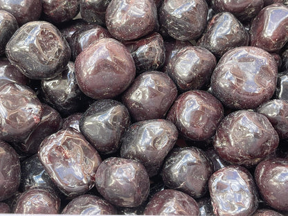 GAF TREASURES 5 Pcs Garnet Tumbled Stones, Polished Garnet Gemstone, Garnet Healing Crystals (Garnet)