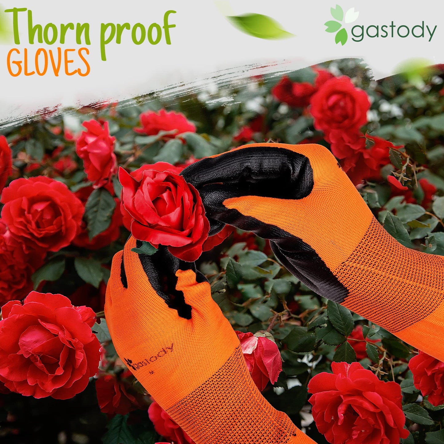 Gastody™ Long Gardening Gloves Women and Men S - Long Sleeve Garden Gloves Multipurpose Heavy Duty Outdoor and Indoor - Long Cuff Garden Gloves - Thorn Resistant Protective Work Rose Pruning Gloves
