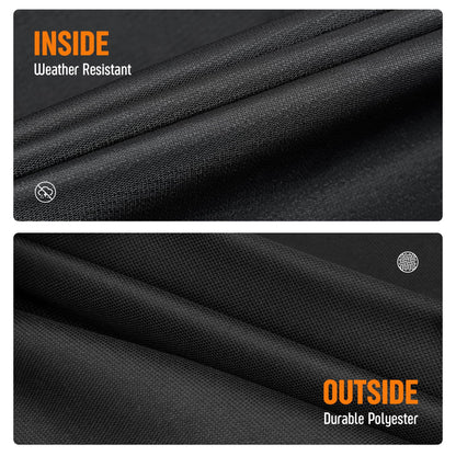 Stanbroil Grill Cover Fit Oklahoma Joe's Tahoma Auto-Feed Charcoal 900 Smoker, 600D Polyester Waterproof Outdoor Premium BBQ Grill Cover, Black