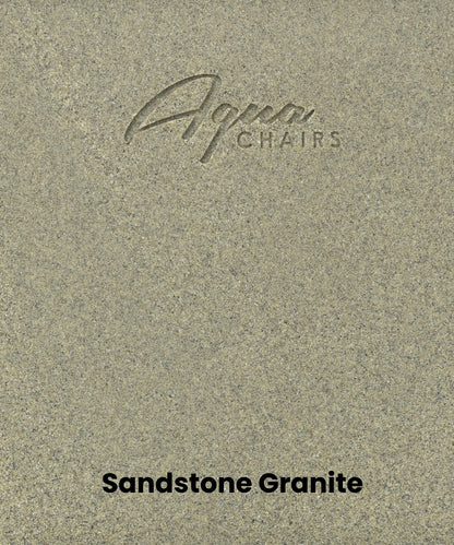 Aqua Outdoors - Small Side Table - for Inside Pool, Sun Shelf & Patio Surfaces - Designed for Shallow Shelves Up to 10” - Compatible with All Pools - Poolside & Sun Deck Tanning - Sandstone Granite