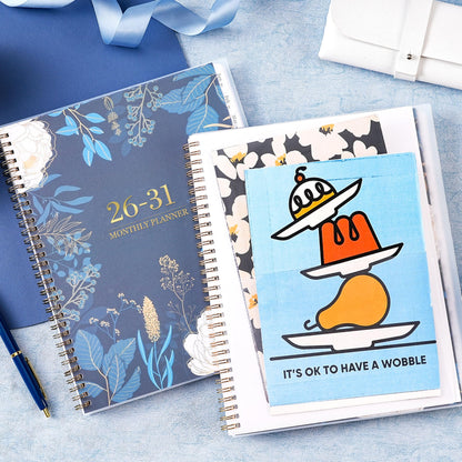 2026-2031 Monthly Planner - 5 Year Planner/Calendar 2026-2031, 11" x 9", 2026 Calendar Planner, Jul 2026 - Jun 2031, Tabs, Back Pocket, Holidays, Twin-Wire Binding, Note Pages