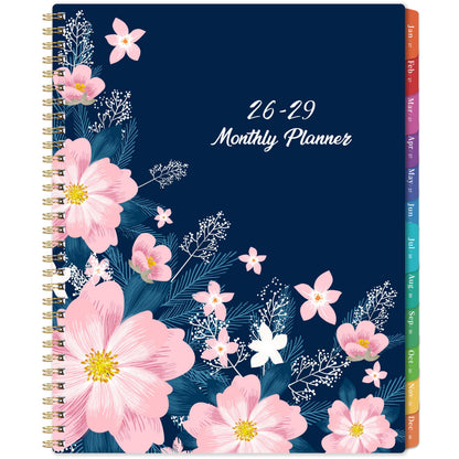 2026-2029 Monthly Planner - July 2026 - June 2029, 3 Year Months Planner, 9" x 11", Notes Pages, 36 Colorful Monthly Tabs, Back Pocket