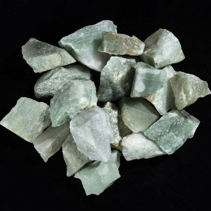 Green Jade Rough Gemstones For Jewelry Making, Raw Stones and Crystals Bulk, Tumbling Bulk, Polishing, Cabbing, Lapidary, Fountain Rocks, Decoration, Wire Wrapping, Gem Mining, Reiki Healing 1 lb