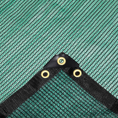 E.share 70% Green Colored Shade Cloth 6ft x 8ft Sun Shade Netting with Grommets, Breathable UV Block Balanced Shade for Garden Plants Patio Pergola Chicken Coop Kennel