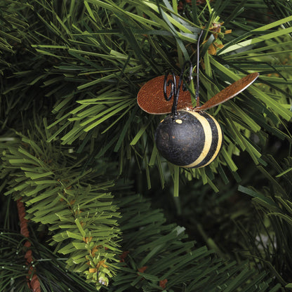Primitives by Kathy 12161 Rustic Mini Ornament Set, Set of 12, Bee, 12 Count