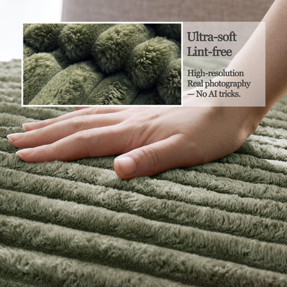 Meider 100% Waterproof Couch Arm Covers 2pcs, Fuzzy Chair Arm Covers Thick Soft Recliner Chair Armrest Protectors, Non-Slip Couch Armrest Cover Pet mats for Sofa (Sage Green, 22" x 22" 2 Pack)