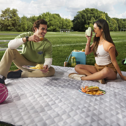 Roxy Sand-Free Beach Mat – Large Waterproof Outdoor Picnic Blanket, Lightweight Foldable Mat for Beach, Camping, Park, or Travel – Fits 4-6 People, Quick-Dry, Durable