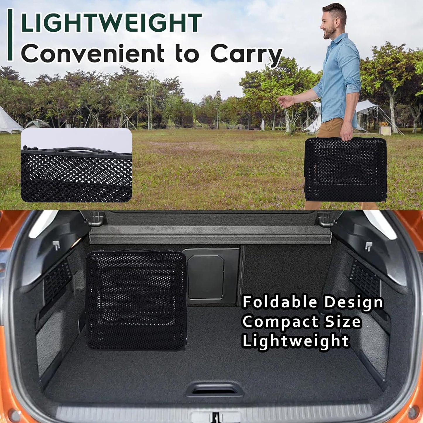 Nice C Camping Table, Compact Folding Table, Tailgate Grill Table, Outdoor Tables, Camping Tables That Fold Up Lightweight, with 4 Side Tables & Mesh Net for BBQ, Camping