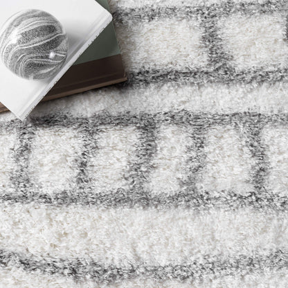 nuLOOM Renata Moroccan Shag Area Rug, 5x8, Grey