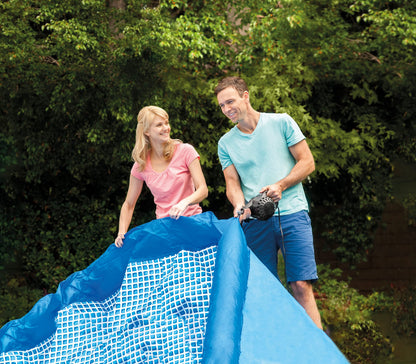 INTEX 28120EH Easy Set Inflatable Swimming Pool: 10ft x 30in – Puncture-Resistant Material – Quick Inflation – 1018 Gallon Capacity – 23in Water Depth