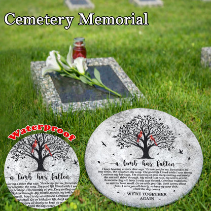 8'' Memorial Garden Stone for Loss of Loved One, Garden Stones in Memory of Loved Ones, Sympathy Gift Mothers Day, Weatherproof Outdoor Memorial Plaques, Remembrance Natural Stone with Stand HS8-8