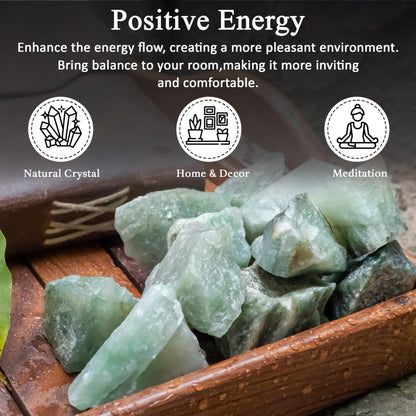 Crocon 1/4 LB Green Jade Rough Bulk Natural Stone Raw Gemstone Tumbling Cabbing Polishing Mining Chakra Balancing Reiki & Crystal Healing Good Luck Home Decor Gifts