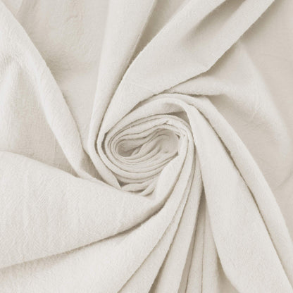 Archaeo - 56538 Washed 100% Cotton Twist Tab Curtain, 52" x 95" Panel, Cream