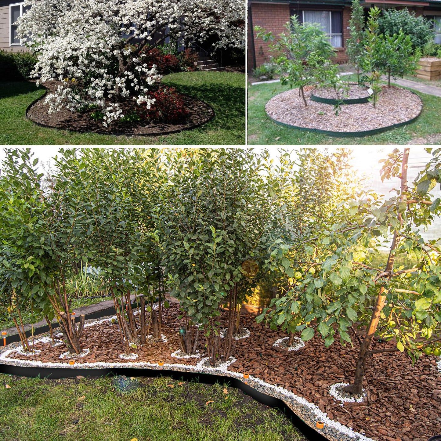 100ft x 30in x 80milTree Root Barrier Bamboo Barrier Rhizome Control Barrier for Landscaping and Protection Roads