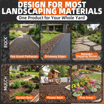 Shabebe Rock Glue, 99% Super Thick & Max Coverage 2 Gallon Mulch Hold for Landscaping, Covers Up to 3X Area,Non-Toxic Pea Gravel Stabilizer Landscape, Gravel Binder for Pebble, Pine Straw, Gravel