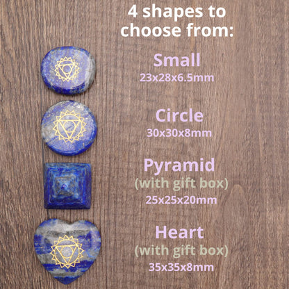 NatureWonders All Natural Chakra Stone Set with Information Brochure & Travel Pouch - Healing Crystals, Polished Palm Stone, Meditation, Reiki, Energy