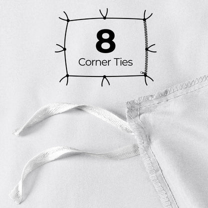 Utopia Bedding Duvet Cover Queen Size - 3 Piece with Zipper Closure - 1 Comforter Cover 90X90 Inches & 2 Pillow Shams 20X26 Inches (White) Comforter Not Included