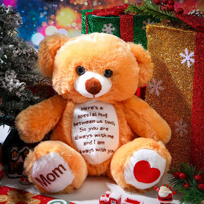Liliful Sympathy Bears for Boys and Girls Loss of Mom, Memorial Stuffed Animal for Loss of Mom Boys and Girls Sympathy Gift for Grieving Bear Plush Toy for Condolences Memorial Loss of Loved