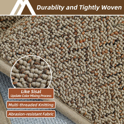 COSY HOMEER Door Mat 20" x 32", Non Slip Absorbent Entryway Rugs, Dirt Trapper Doormats, Washable Entrance Mats, Low Pile Welcome Floor Mat for Front Back Door and Entry Mats,Taupe