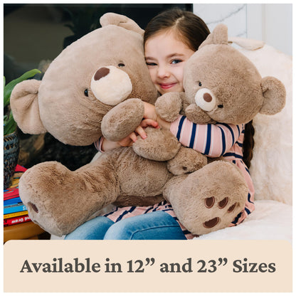 GUND Kai Teddy Bear, Premium Plush Toy Stuffed Animal for Ages 1 & Up, Taupe/Light Brown, 23"