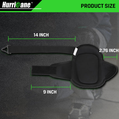 HURRICANE Professional Knee Pads for Men & Women-Heavy Duty Gel & Foam Cushion with Adjustable Straps for Work,Construction, Gardening, Flooring,Welding，Plumbers, Electricians
