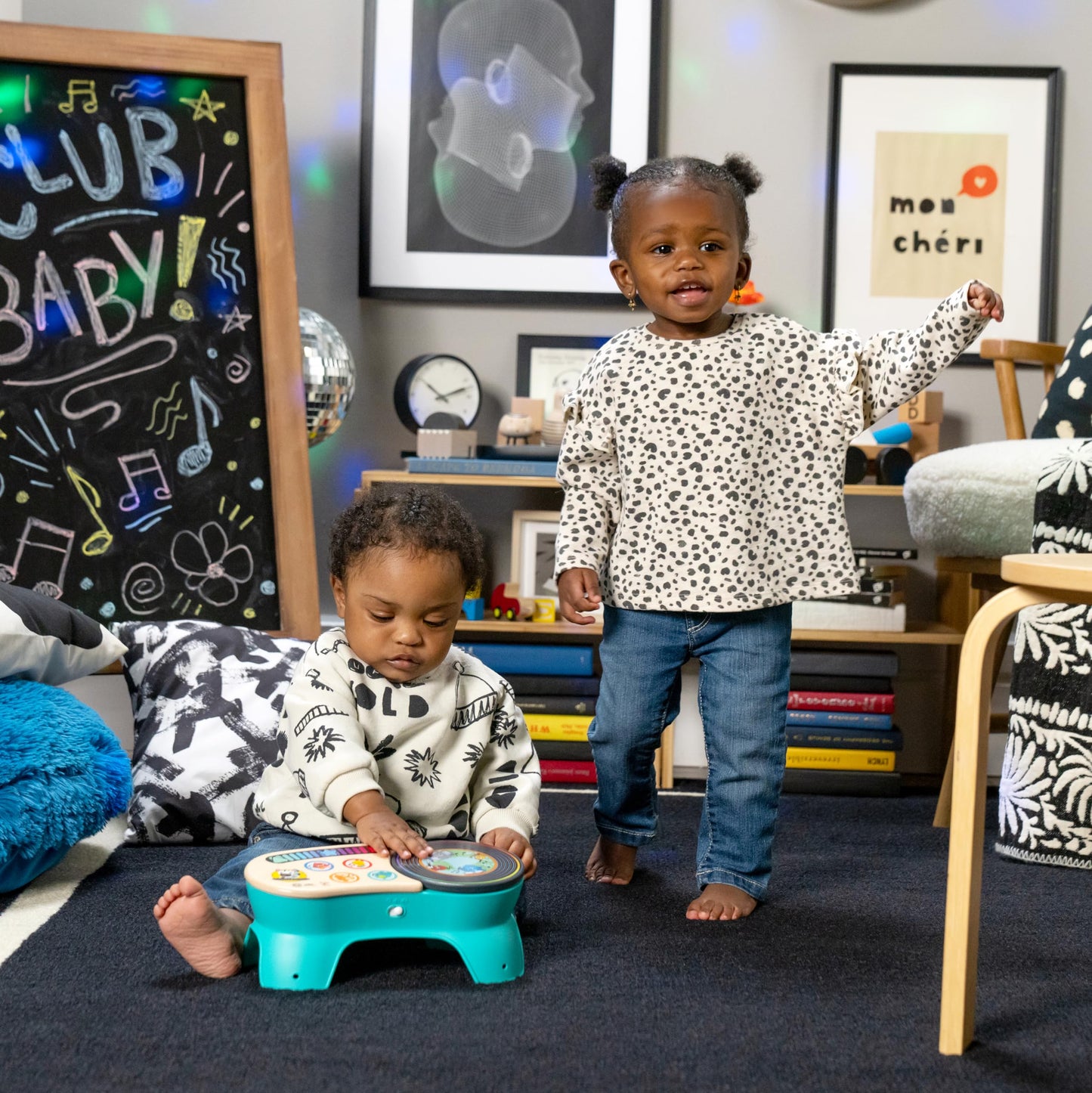 Baby Einstein + Hape DJ Discovery Musical Toy Turntable, Ages 6 Months and Up