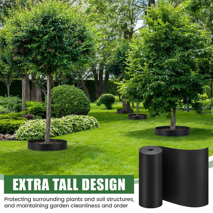 Briwooody 24 Inch X 98 ft Tree Root Barrier Plant Grass Weed Barrier Garden Edging for Landscape Edging Blocks