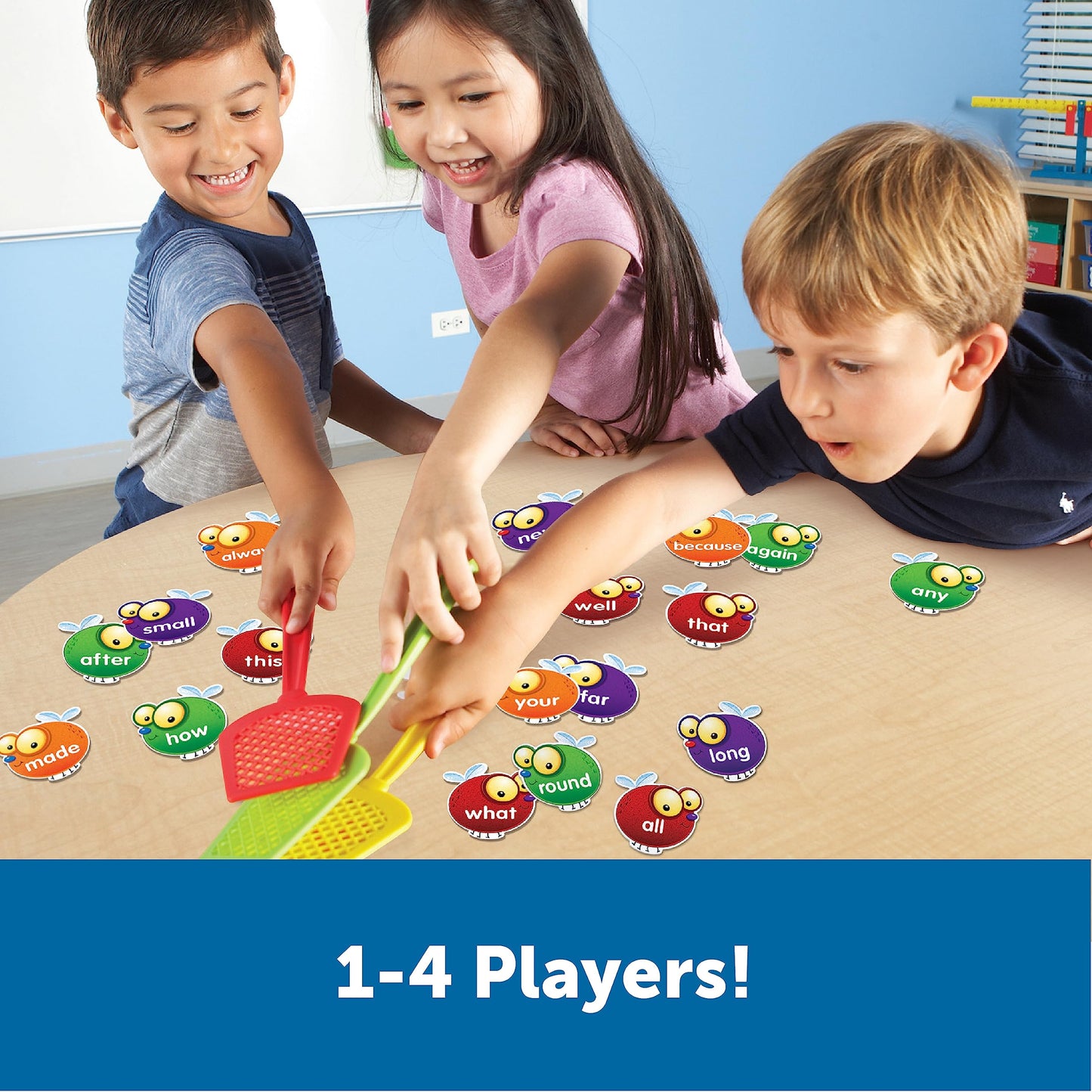 Learning Resources Sight Word Swat A Sight Words Game - Phonics Flash Cards, Board Games for Kids, Montessori Spelling , Homeschool, Classroom Must Haves, Teacher Supplies, Gifts for Boys and Girls