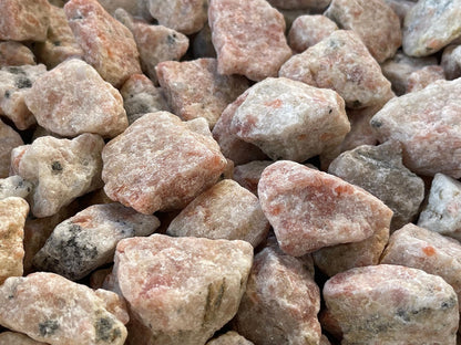 GAF TREASURES Wholesale Raw Sunstone, Natural Sunstone, Natural Rough Sunstone Crystals, Rough Sunstone, Sunstone Healing Crystals (Sunstone, 0.5 Pound)