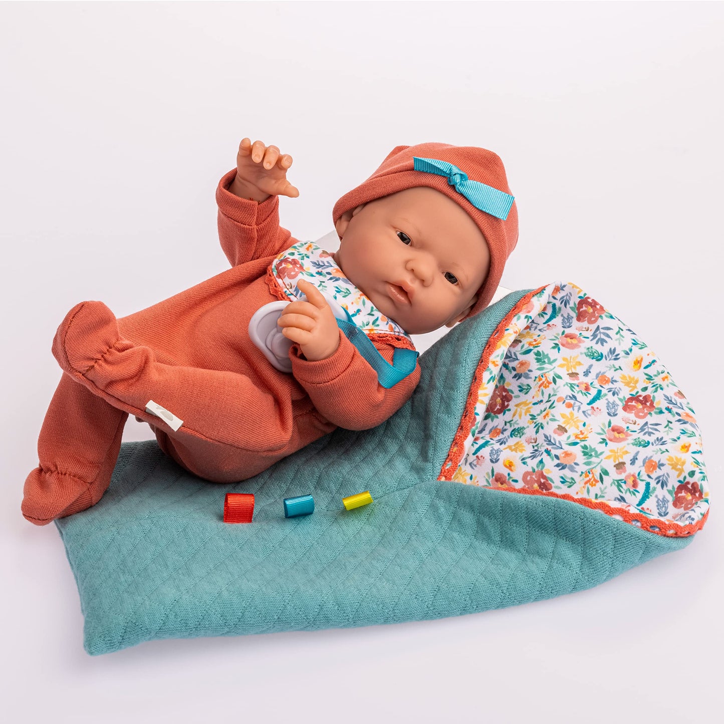 JC Toys - Nature Collection | Original Mini Newborn | Anatomically Correct Real Girl Baby Doll Gift Set | 9.5" All-Vinyl | Designed by Berenguer | Ages 2+