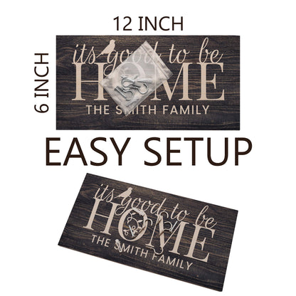 Personalized Wood Key Hanger for Wall | New Home Décor Gift for Wedding Housewarming | Customized Gifts for Couple Mr Mrs Key Ring Holder Hook | Key Rack | C01D07