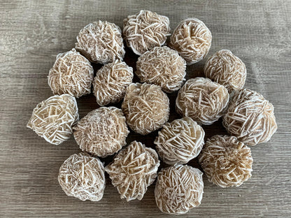 GAF TREASURES Wholesale Raw Desert Rose Crystals, Natural Desert Rose Stone, Natural Rough Desert Rose Crystals, Desert Rose Rough, Desert Rose Healing Crystals (Desert Rose, 0.5 Pound)