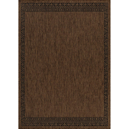 Washable Outdoor Rug 5x7 Modern Area Rugs Outdoor Carpets Bordered Pattern Non Shedding Waterproof Easy Clean Patio Deck Porch Living Room Bedroom Garden RV (5 X 7 Gold)