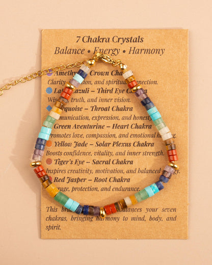 QianCannaor Crystals and Healing Stones Set for Anxiety, Relaxation Spiritual Crystals Gift for Meditation, Manifestation, Zen, Reiki, Fengshui (7 Chaka)