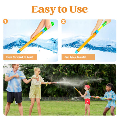 JOYIN 18 Pack 16.5'' Water Gun, Blaster Squirt Guns, Bulk Water Guns Summer Outdoor Swimming Pool, Backyard, Beach Water Game Fighting Play Pool Toys