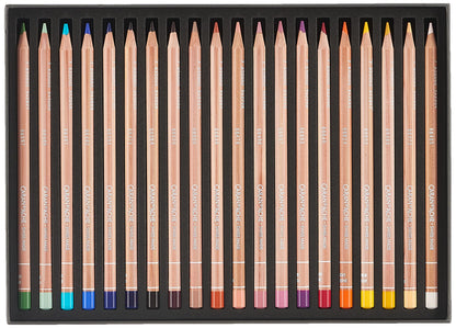 Caran d'Ache 6901 Colouring Pencils Luminance Portrait Assortment 20 Colours, Multi-Colour, 26 x 19 x 2 cm.