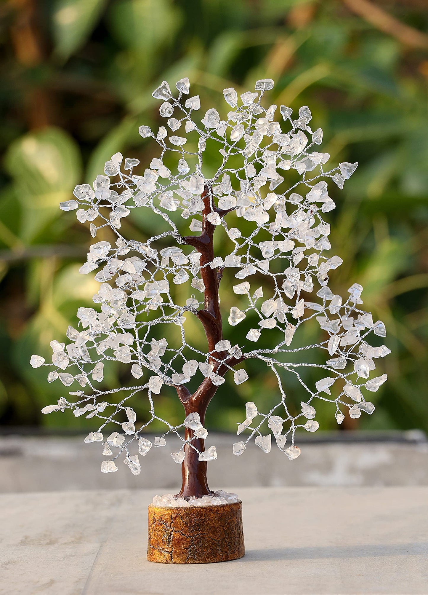 Crocon® Clear Quartz Crystal Tree Birthday Gifts for Women, Men, Friends Healing Crystals Tree of Life Sister Gift for Her, Home Decor, Gift for Mom, House Warming Gift New Home Unique Gifts Idea
