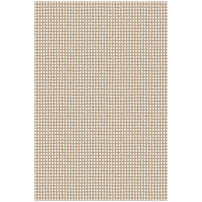 KOZYFLY Indoor Door Mat 2x3 ft Small Area Rugs Washable Front Door Mat Non Slip Rubber Backed Entryway Rug Cotton Entrance Doormat for Front Porch Bathroom Kitchen Bedroom, Ivory/Khaki