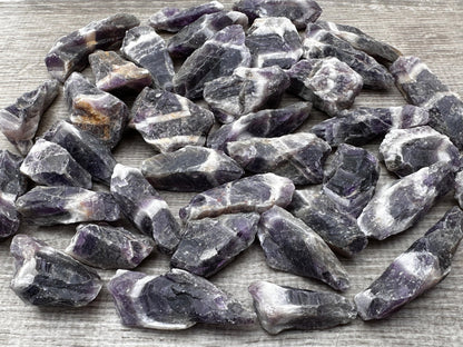GAF TREASURES Wholesale Raw Chevron Amethyst Crystals, Natural Chevron Amethyst Stone, Natural Rough Chevron Amethyst Crystals, Chevron Amethyst Healing Crystals (Chevron Amethyst, 0.5 Pound)