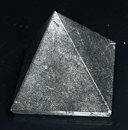 Hematite Energy Pyramid – Birthstone Meditation & Balance Stone, 2 Inch