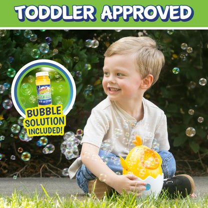 Maxx Bubbles Dancing Chick – Bubble Blower Toy for Kids, Spins & Flaps Wings, Outdoor Fun, Birthday Party Gift, Easter Basket Stuffer, Active Play
