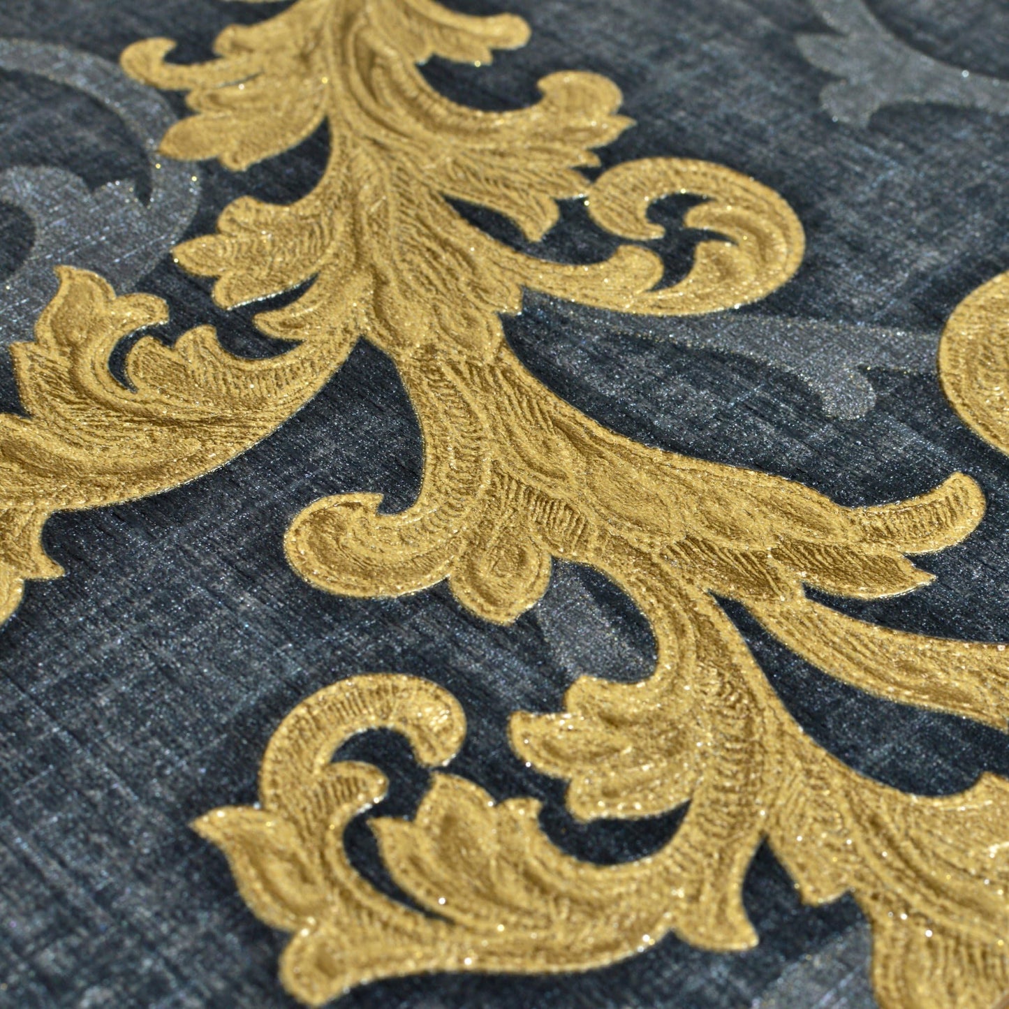 MY ITALIAN DÉCOR - Florentine Wood Decorative Tray, Versace, Large, 18" x 14", Black and Gold Home, Designer Tray, Luxury Bedroom, Renaissance, Coquette, Gold House, Made in Italy